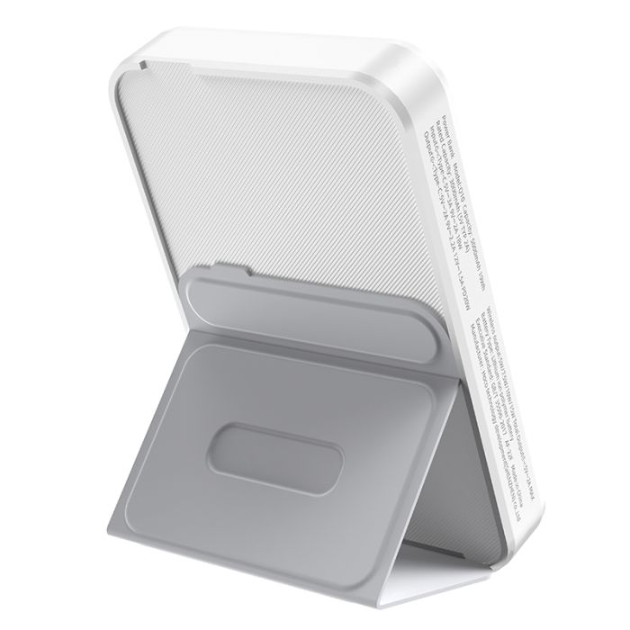 Hoco Transparent discovery edition magnetic fast charge Q10 5000 mAh |Type-C, 3A/20W, QC/PD| white