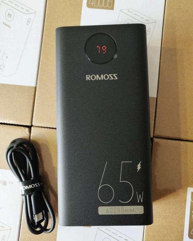 Romoss 65W 40000 mAh QC 3.0 PD PEA40 Pro Black