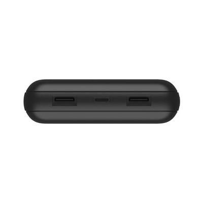 Belkin 20000 mAh USB-C 2*USB-A 3A 6" USB-A to USB-C cable Black (BPB012BTBK)