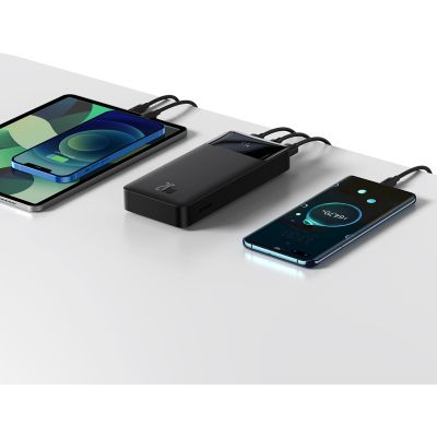 Baseus Bipow 20000 mAh, PD/20W, QC3.0/USB-C, 2*USB-A/3A(max.), black (PPDML-M01)