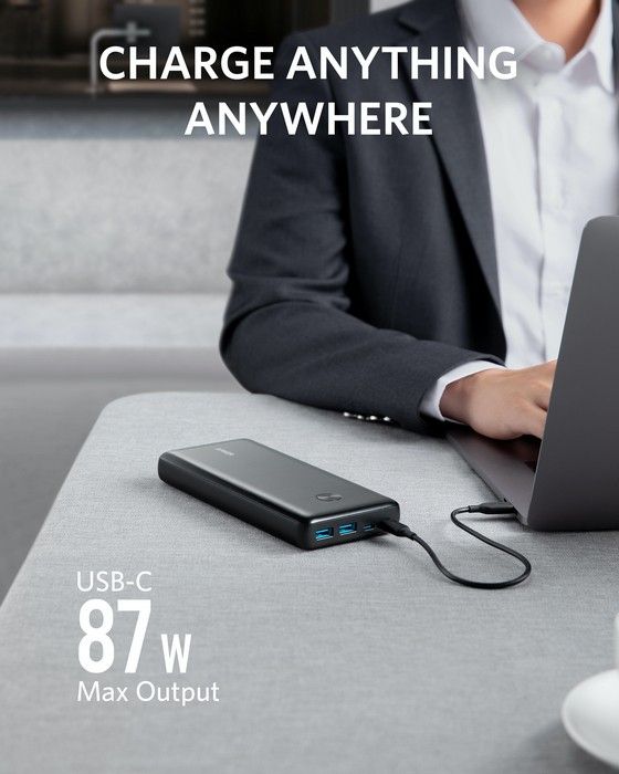 Anker PowerCore III Elite 25600 mAh 87W Black (A1291H11)