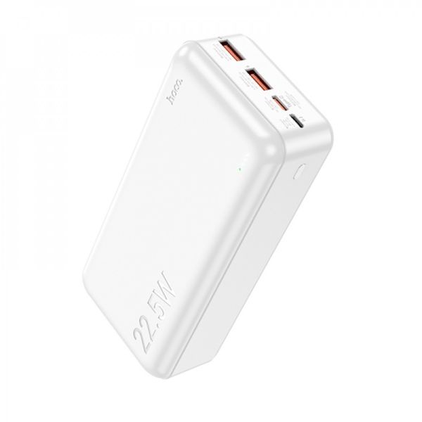 Hoco J101B 30000 mAh 22.5W 3.0/PD швидка зарядка (Білий)