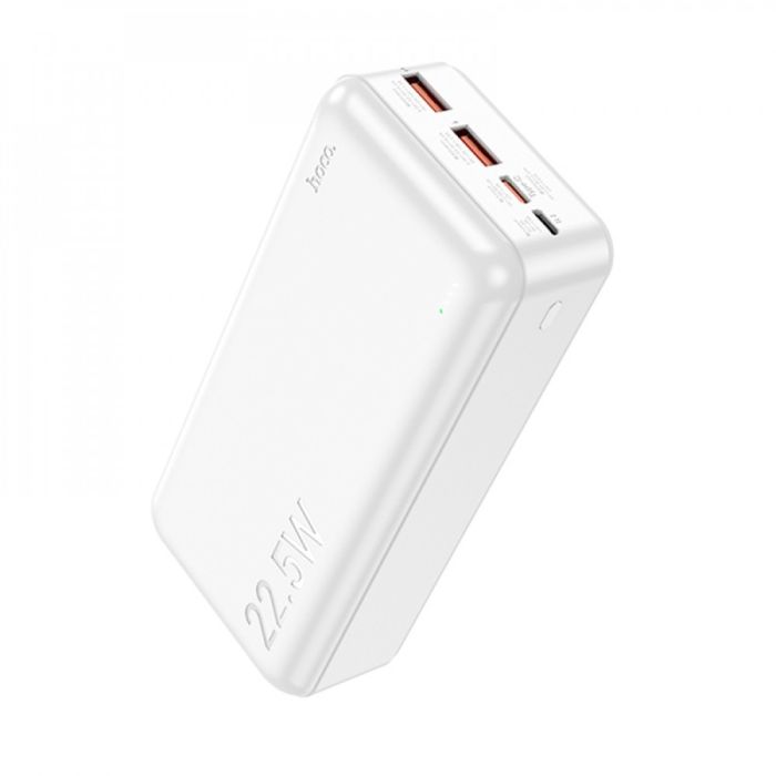 Hoco J101B 30000 mAh 22.5W 3.0/PD швидка зарядка (Білий)