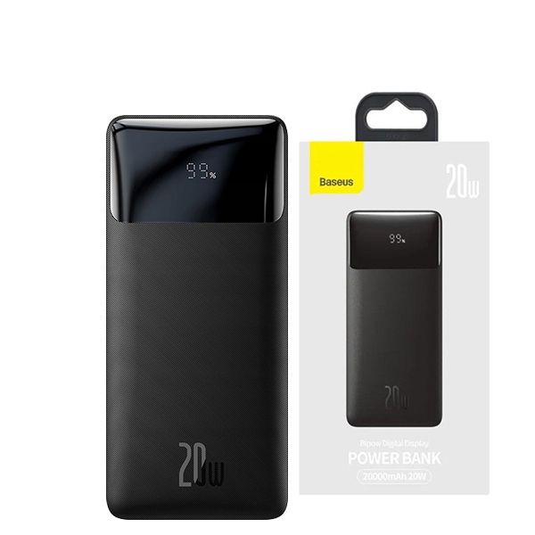 Повербанк (Power Bank) Baseus 20W 20000mAh PPDML-M01 Black