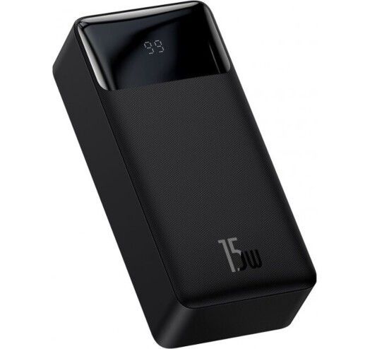 Baseus Bipow Digital Display 30000 mAh 15W / 2USB / 1Type-C, 3A (PPDML-K01) Black