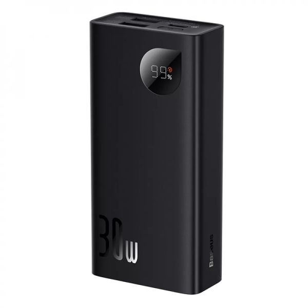 Baseus Adaman2 Metal Digital Display 30W (QC3.0 PD3.0) 10000 mAh для роутера Black PPAD04101