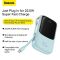 Baseus Qpow Pro + кабель USB to Type-C, 0.3 метра (3A, 20000 mAh, 22.5Вт, Type-C/USB-A/Lightning, QC 3.0) - Блакитний
