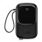 Baseus Qpow Pro + кабель USB to Type-C, 0.3 метра (3A, 20000 mAh, 22.5Вт, Type-C/USB-A/Lightning, QC 3.0) - Чорний