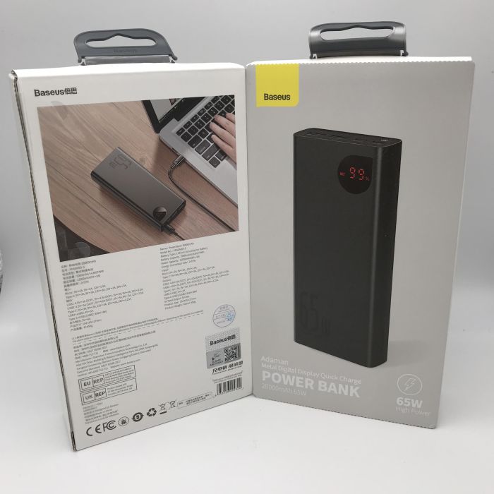 Baseus PD 20000 mAh 65 W USB Type C