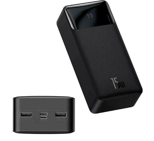 Baseus 20000 mAhзі швидкою зарядкою 15W 2USB/1Type-C 2A