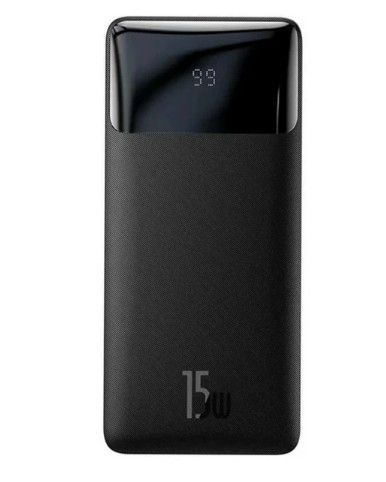 Baseus 20000 mAhзі швидкою зарядкою 15W 2USB/1Type-C 2A