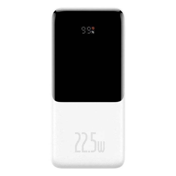 Baseus Elf Digital Display 10000 mAh 22.5W White (PPJL010002)