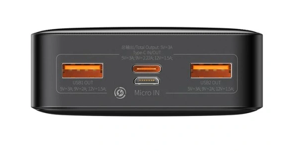 Baseus  Bipow 20000 mAh/PD/QC/20W Black (PPBD050501)