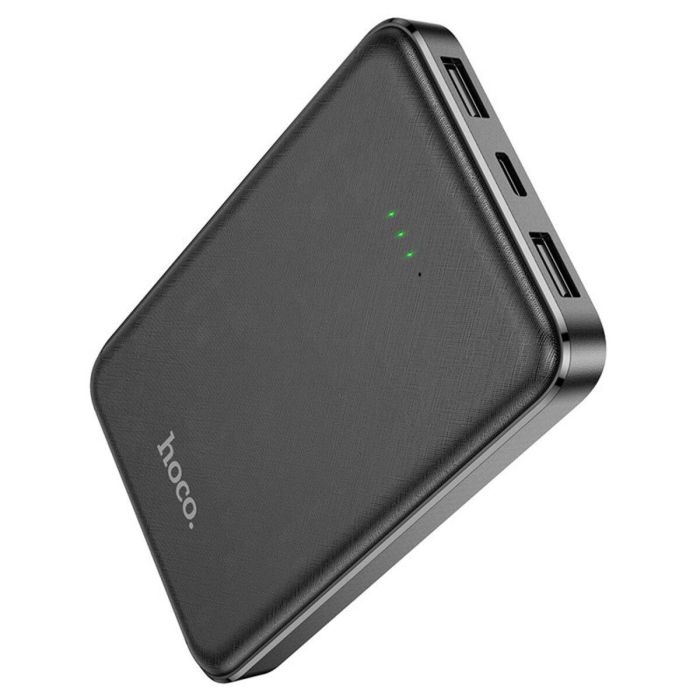 Hoco J93 Handsome (10000 mAh) Black із швидкою зарядкою