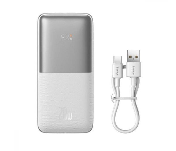 Power Bank Baseus Bipow Pro White (PPBD040102) / 10000 mAh / до 12V/до 3A