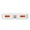 Power Bank Baseus Bipow PPDML-L02 White, 10000 mAh, QC3.0/PD/SCP, 20W, LED display