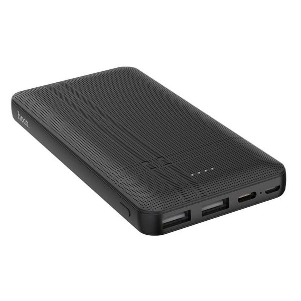 Павербанк HOCO J48 Nimble mobile power bank(10000mAh) Black powerbank потужний швидка зарядка