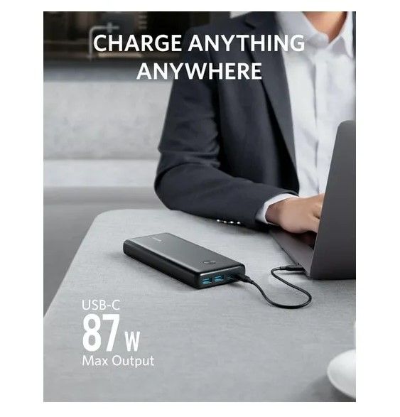 anker PowerCore iii Elite 25600 mAh 87w (чорний) (a1291h11)
