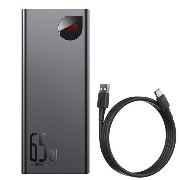 Baseus 20000 mAh 65W Metal Digital Display