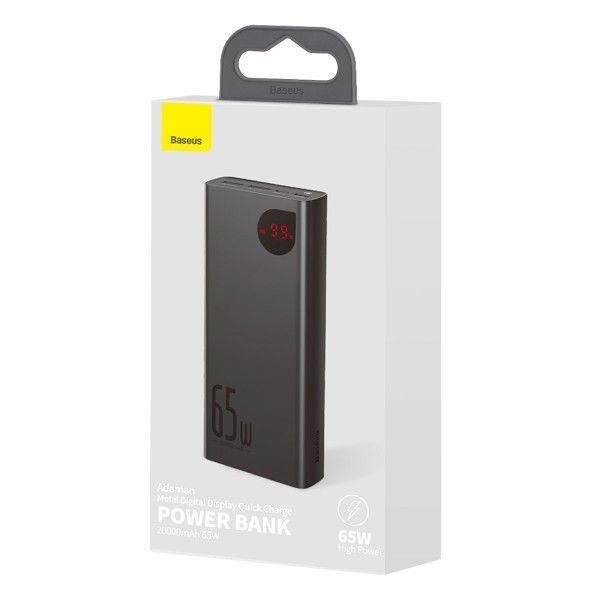Baseus 20000 mAh 65W Metal Digital Display