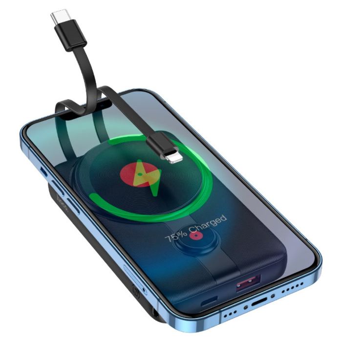 Hoco J92 22.5W/PD20W/QC3.0/ MagSafe Wireless Charger 10000 mAh чорний