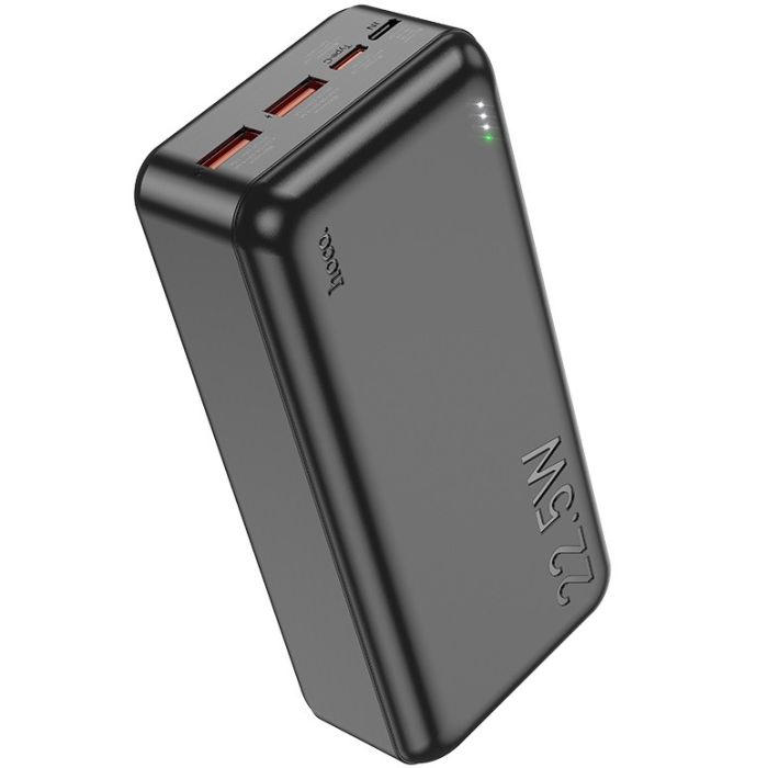 Power Bank 30000mAh HOCO J101B |2USB/Type-C, 22.5W| Black