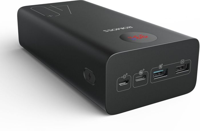 Romoss PEA40 Чорний на 40000 mAh/18 Вт + USB/Micro USB/Type C + QC3.0/PD