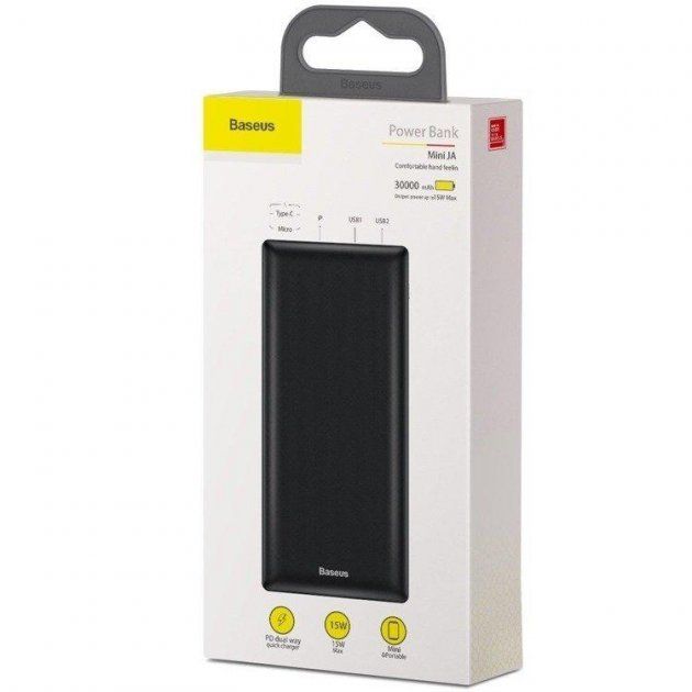 Baseus Mini 30000 mAh з підтримкою швидкого заряджання - Black