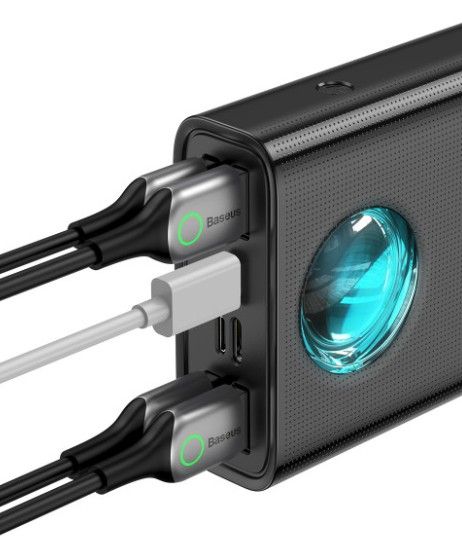 Baseus  30000 mah 65W Amblight QC3.0 / PD3.0 + кабель Baseus Type-C 100W