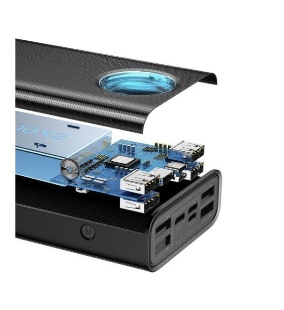 Baseus  30000 mah 65W Amblight QC3.0 / PD3.0 + кабель Baseus Type-C 100W