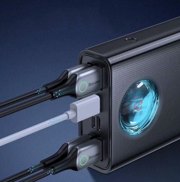 Baseus  30000 mah 65W Amblight QC3.0 / PD3.0 + кабель Baseus Type-C 100W
