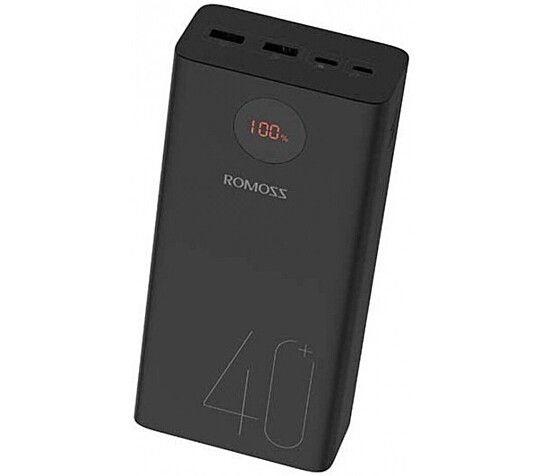 Romoss Zeus Fast Charging 40000 mAh 18W Black (PEA40)
