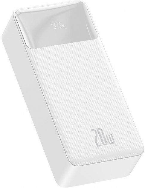 Baseus Bipow 30000 mAh 20W USB-C 2 x USB QC 3.0 White (PPDML-N02)