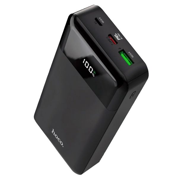 Hoco J102A Cool figure 20W 20000mAh чорний із технологією QC3.0+PD3.0 |2USB/1Type-C, PD/QC, 20W, 3A|