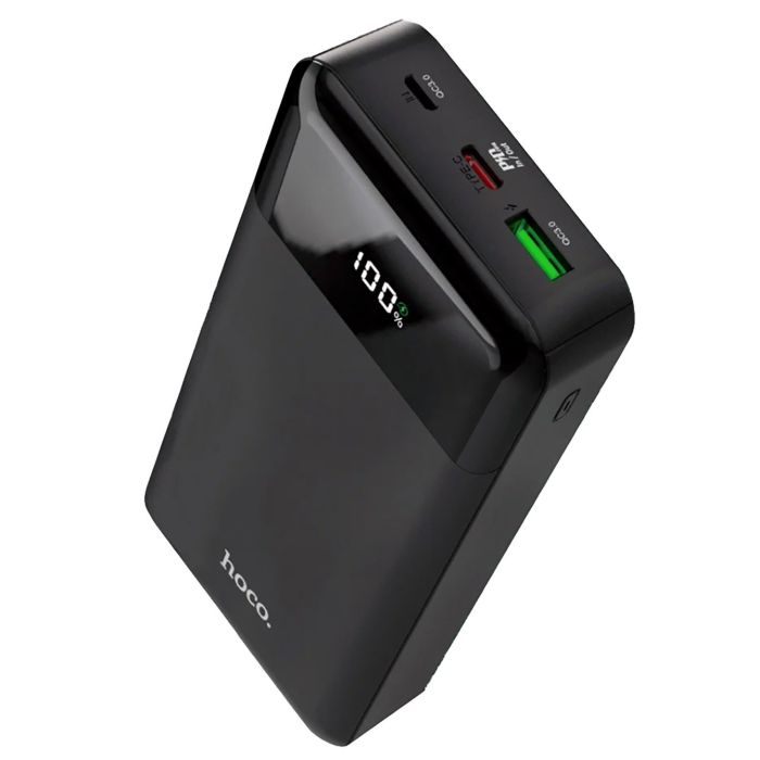 Hoco J102A Cool figure 20W 20000 mAh чорний із технологією QC3.0+PD3.0 |2USB/1Type-C, PD/QC, 20W, 3A|