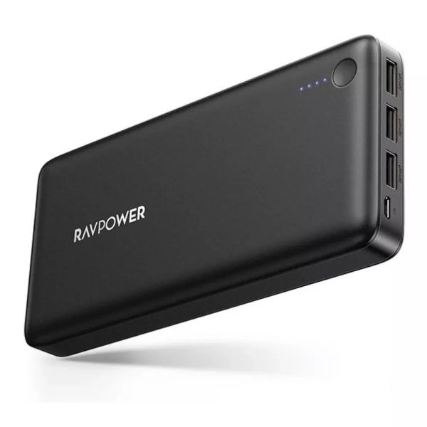 Yoobao K13 (26800mAh з LED індикатором, 3USB/micro-USB, PD/QC, 20W, 2.4A, швидка зарядка) - Чорний