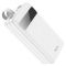 Hoco J86B Electric зі швидкою зарядкою та ліхтариком (60000 mAh, Lightning/MicroUSB/Type-C, PD 22.5W/3A, QC/PD) - Білий