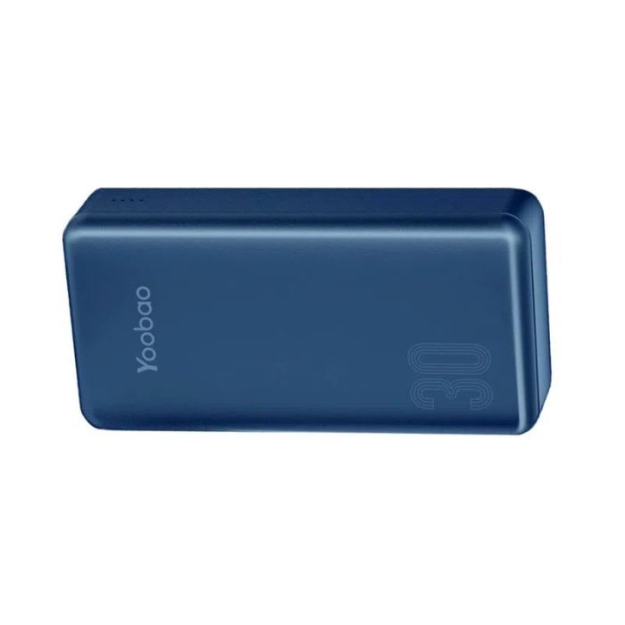 Yoobao C30 (30000 mAh, 2USB/1Type-C, PD 10W, швидка зарядка) - Блакитний