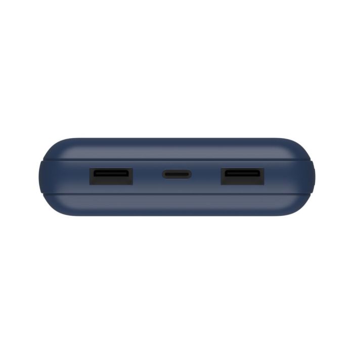 Belkin 20000 mAh, 15W, Dual USB-A, USB-C, blue