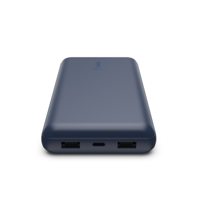 Belkin 20000 mAh, 15W, Dual USB-A, USB-C, blue