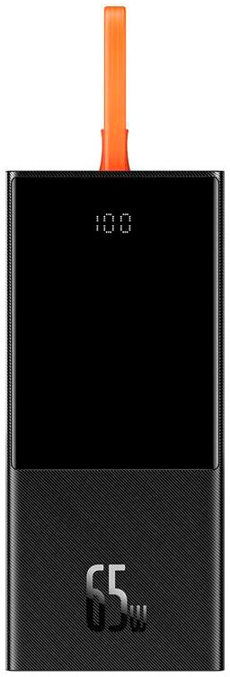 Baseus 20000 mAh PD 65W USB-C 2xUSB QC 3.0 Black (PPJL000001)