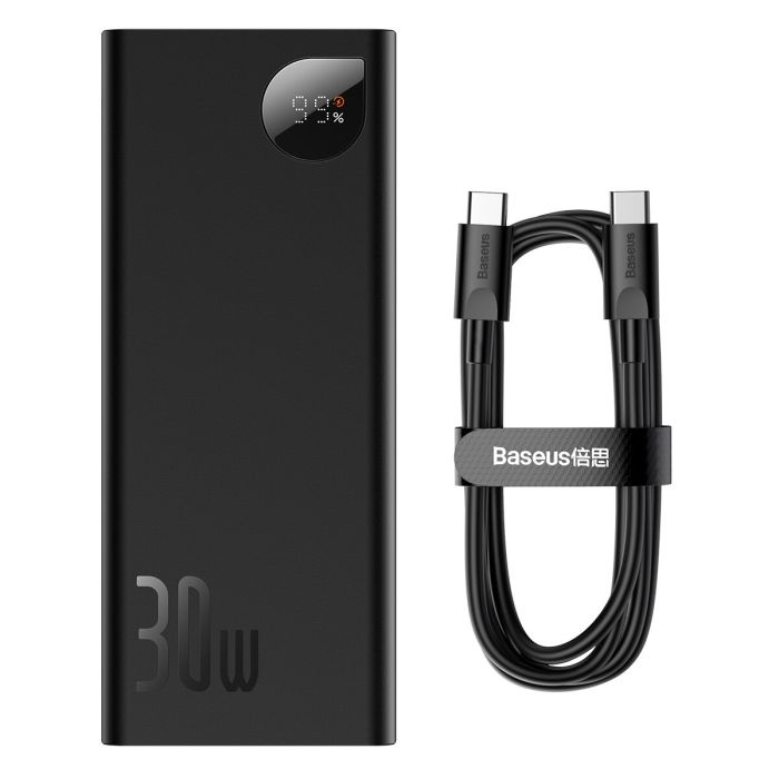 Baseus Adaman Metal Digital Display Fast charge 20000 mAh 30W2021  EditonTarnish