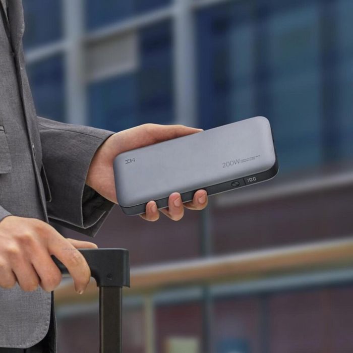 Зовнішній акумулятор ZMI No20 200W 25000 mAh Silver