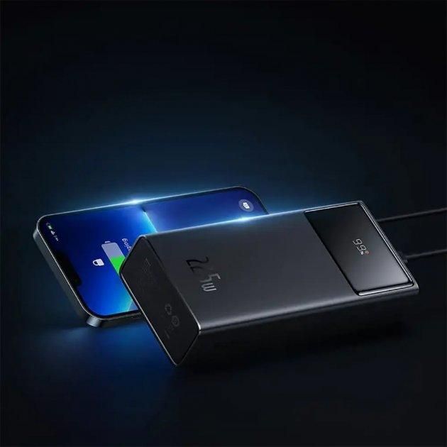 Baseus Star-Lord Digital Display 30000 mAh 22.5W Black. зарядний пристрій.
