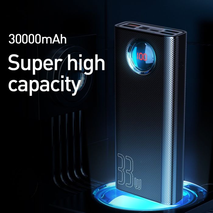 Baseus 65w 30000 mAh, (BS-30KP365 | PPLG-A01)