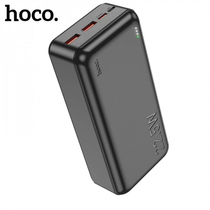 Hoco J101B Astute 22.5W 30000 mAh PD22,2W+QC3.0 быстрая зарядка Чёрный