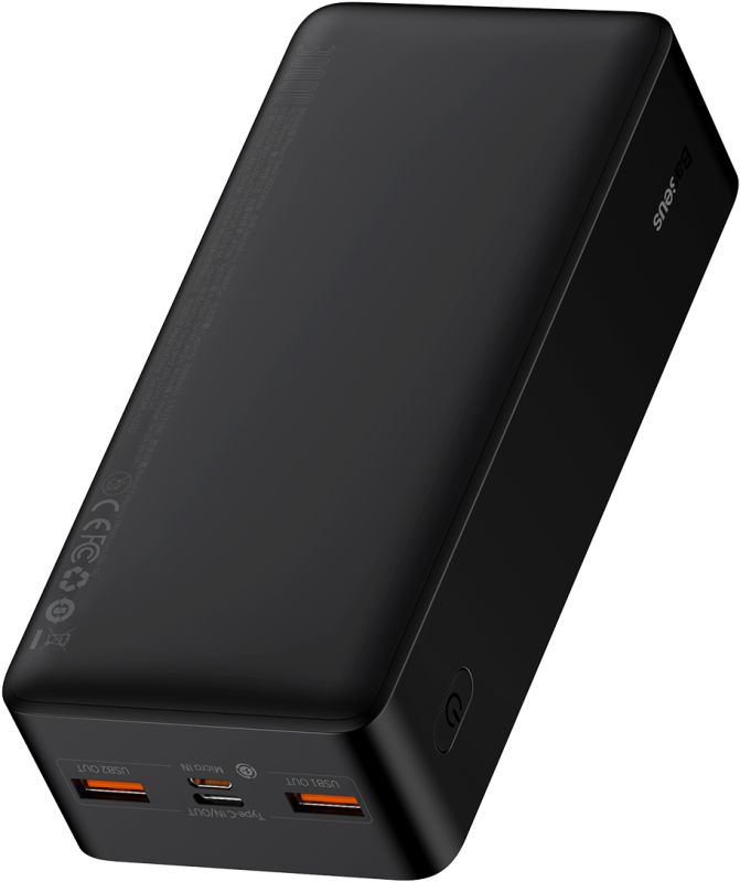 Baseus Bipow Digital Display 30000 mAh 20 W Black (PPBD050401)