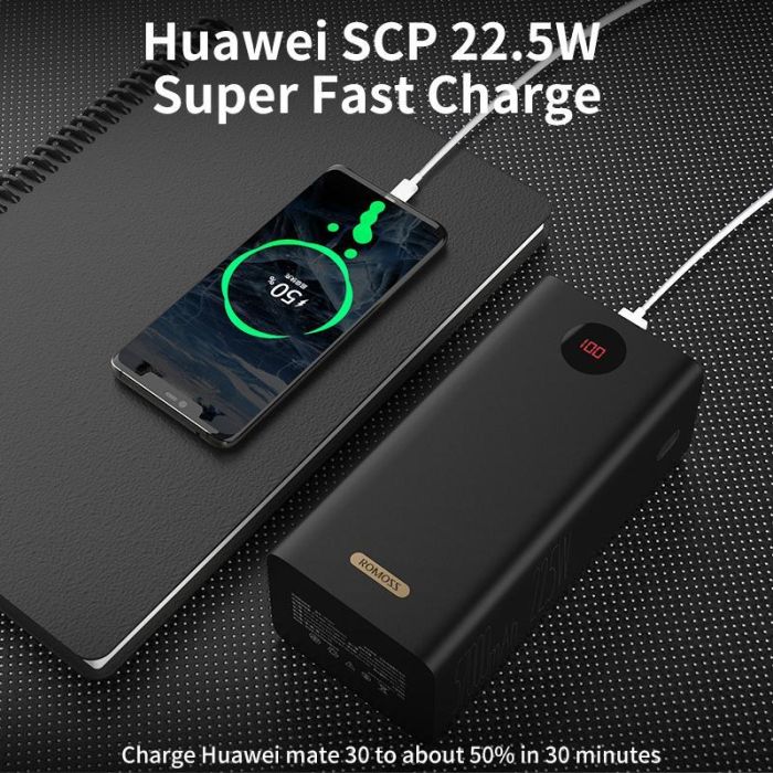 Romoss PEA60, 60000 mAh, чорний