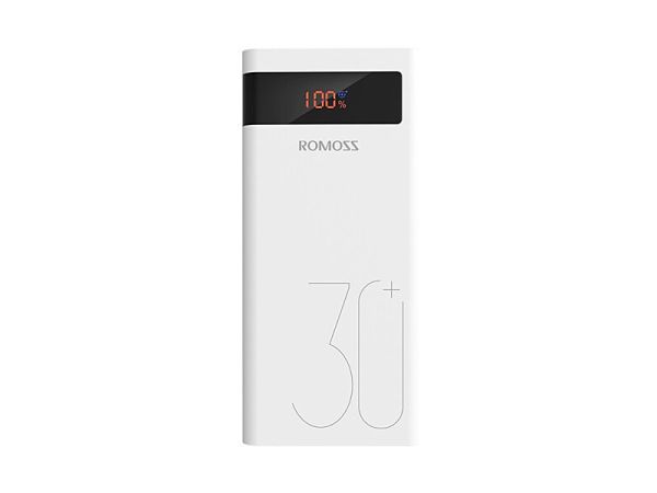 Зовнішній аккумулятор (Power Bank) Romoss 30000mah Sense8P+ (PHP30-515-1134) білий
