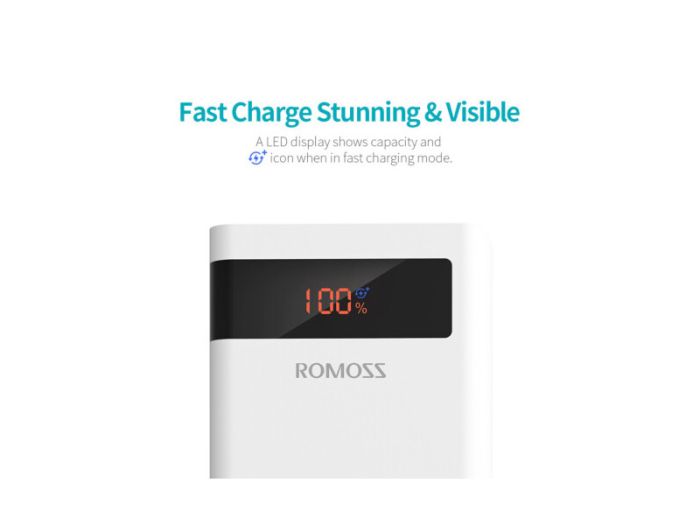 Romoss 30000 mAh Sense8P+ (PHP30-515-1134) білий